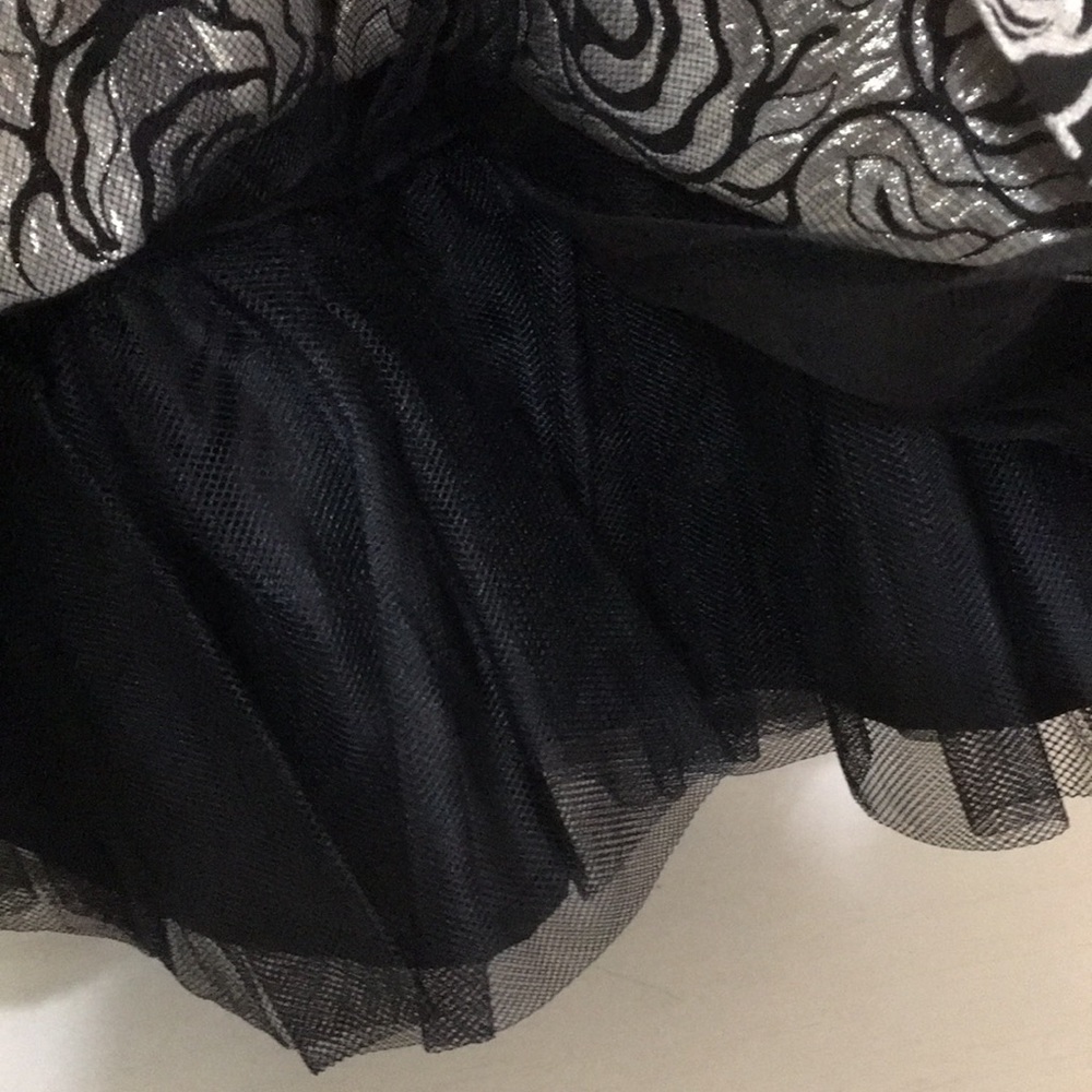 Black and gold rose glitter ✨ strapless dress - Picture 9 of 15